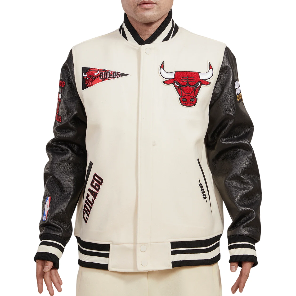 Chicago-Bulls-Retro-Classic-WoolLeather-Varsity-Jacket-White-Black-1