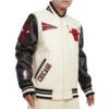 Chicago-Bulls-Retro-Classic-WoolLeather-Varsity-Jacket-White-Black-3