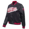 Chicago-Bulls-Script-Tail-womens-Full-Snap-Satin-Varsity-Jacket-Black-5