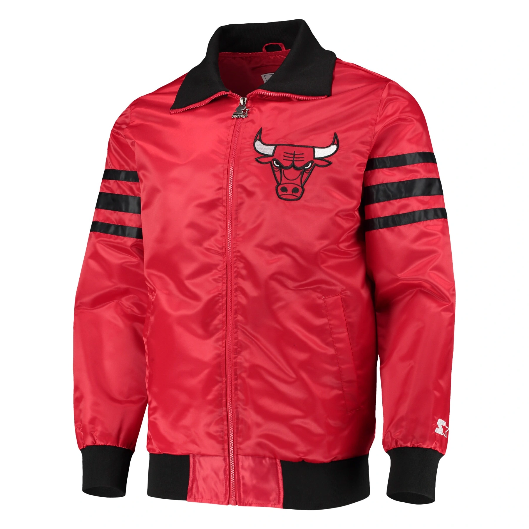Chicago-Bulls-The-Captain-II-Satin-Varsity-Jacket-Red-1