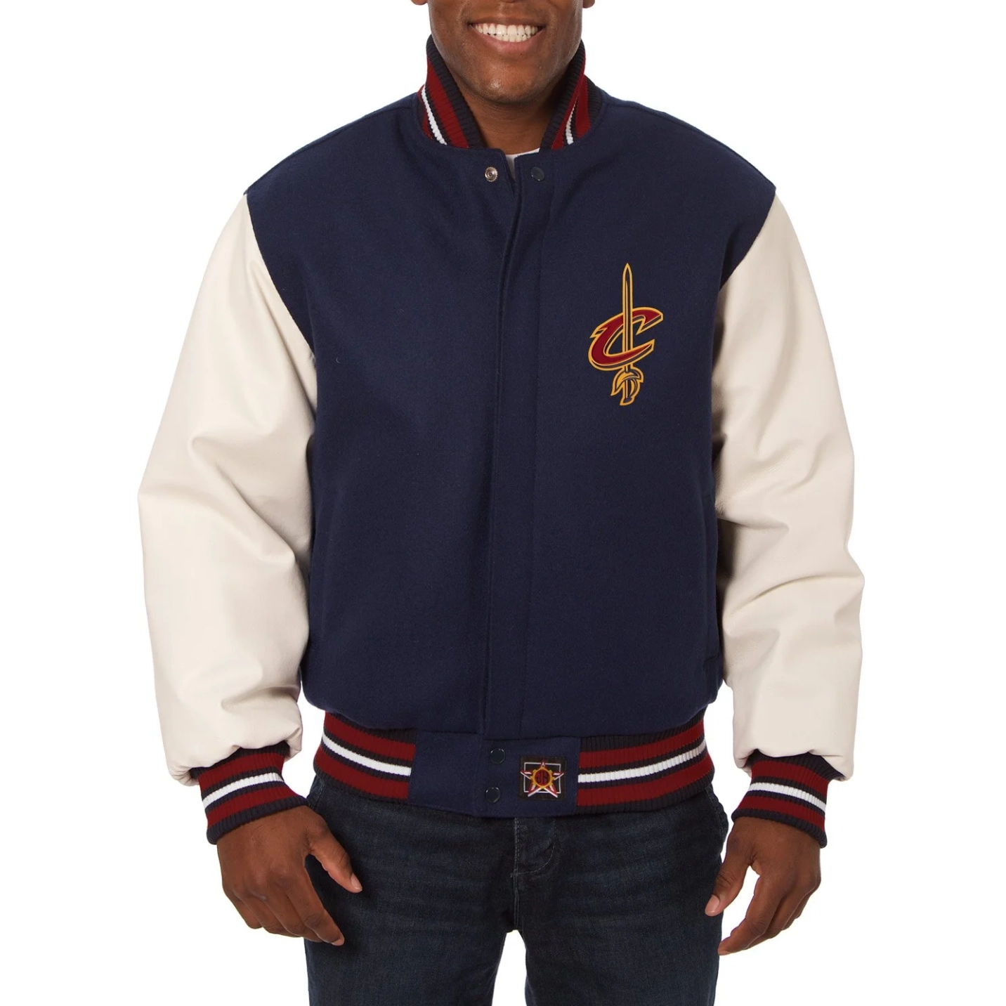 Cleveland-Cavaliers-Domestic-Two-Tone-Wool-and-Leather-Jacket-Navy-White-1