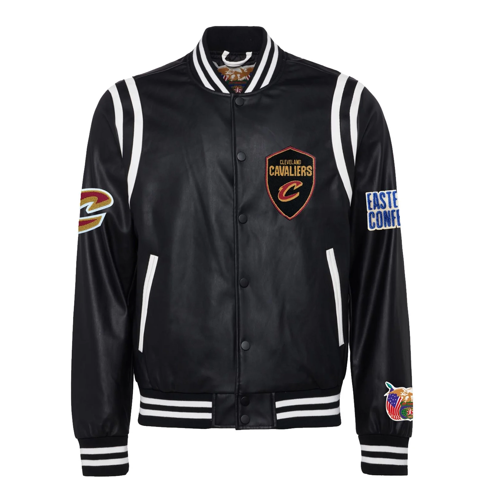 Cleveland-Cavaliers-Leather-Varsity-Jacket-Black-1