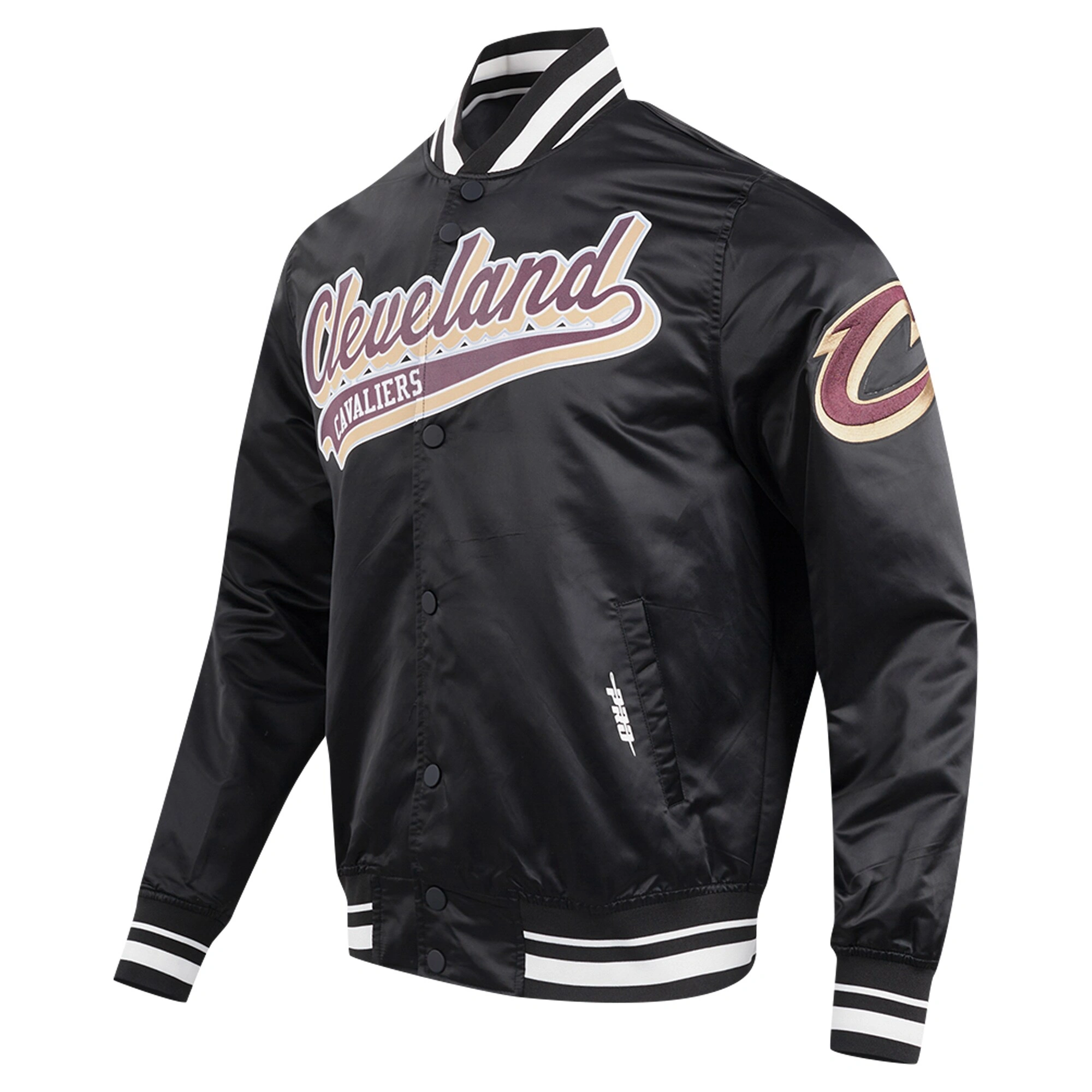 Cleveland-Cavaliers-Pro-Standard-Script-Tail-Black-Satin-Varsity-Jacket-1
