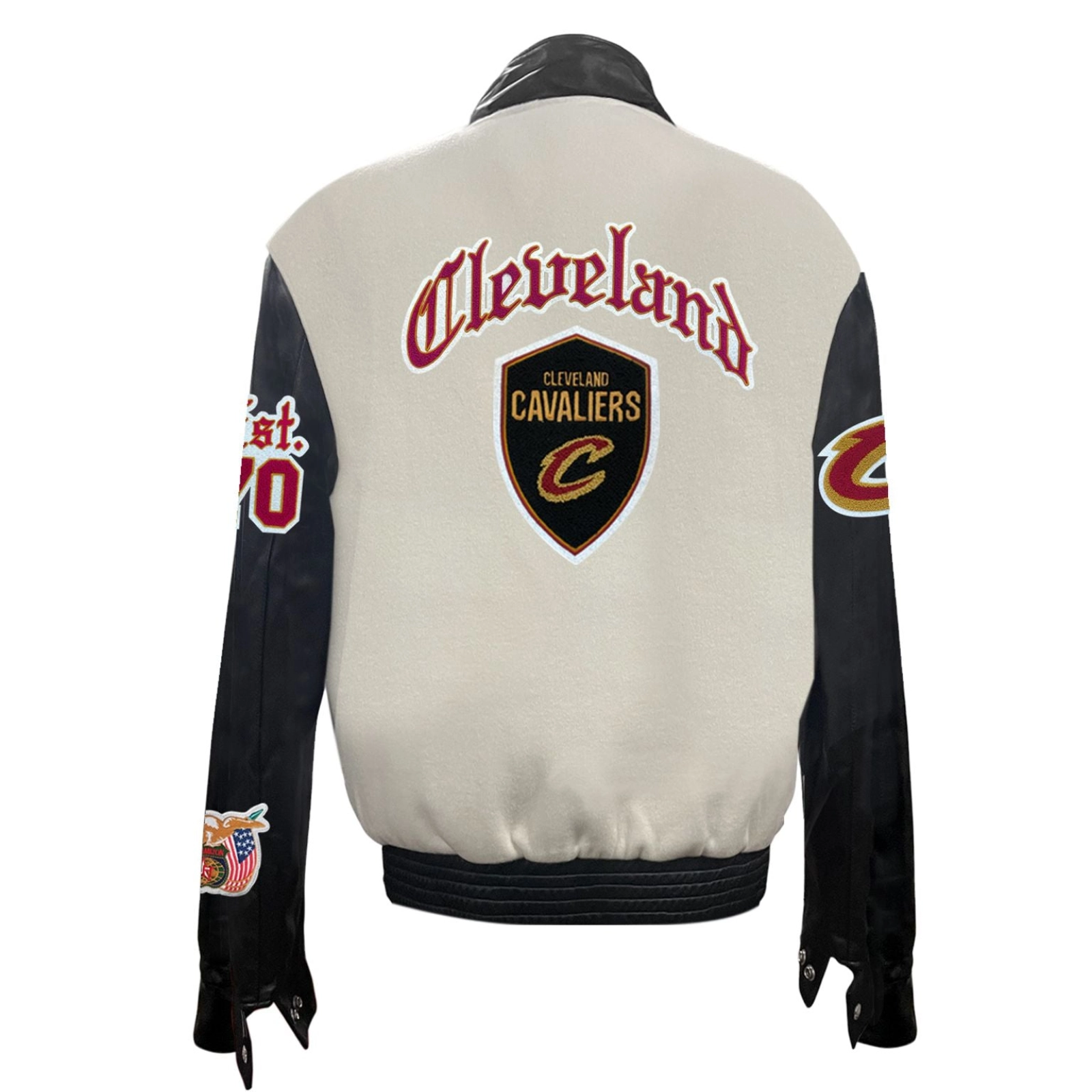 Cleveland-Cavaliers-Wool-Leather-Varsity-Jacket-White-Black-1