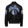 Dallas-Mavericks-Jeff-Hamilton-Full-Leather-Old-English-Jacket-Black-2