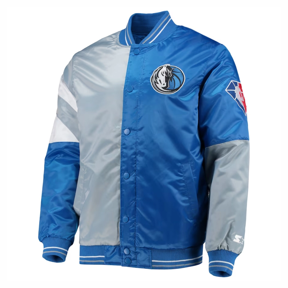 Dallas-Mavericks-Leader-Satin-Varsity-Jacket-–-GrayBlue-3