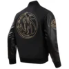 Dallas-Mavericks-Pro-Standard-Black-And-Gold-Varsity-Jacket-3