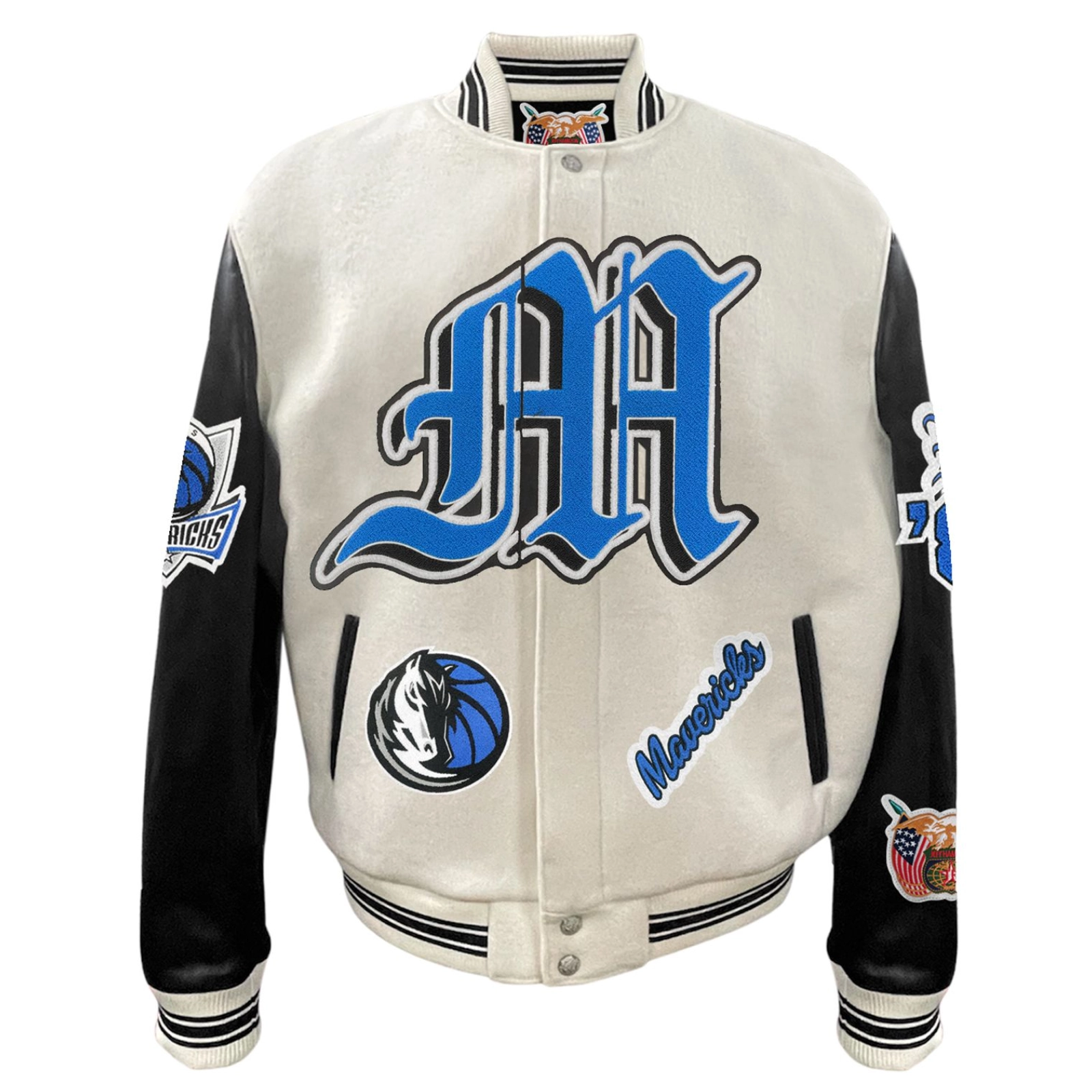 Dallas-Mavericks-Wool-Leather-Varsity-Jacket-White-Black-1-1