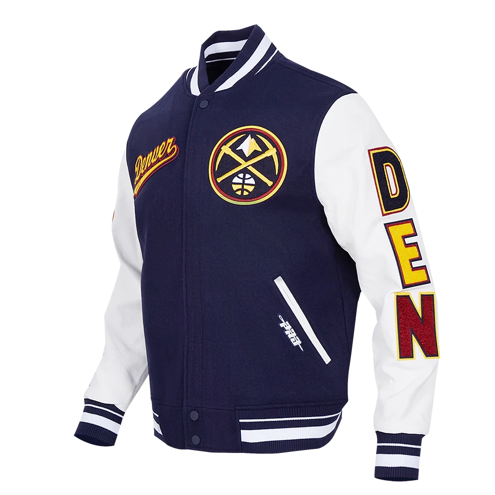 Denver-Nuggets-Pro-Standard-Script-Tail-Wool-And-Leather-Varsity-Jacket-1