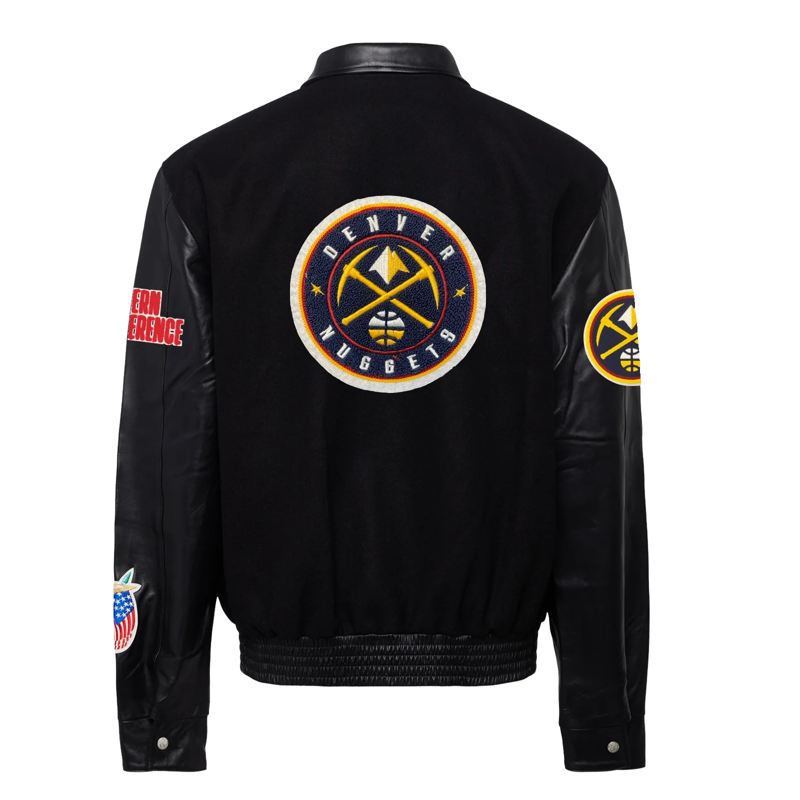 Denver-Nuggets-Real-Wool-Leather-Jacket-Black-1
