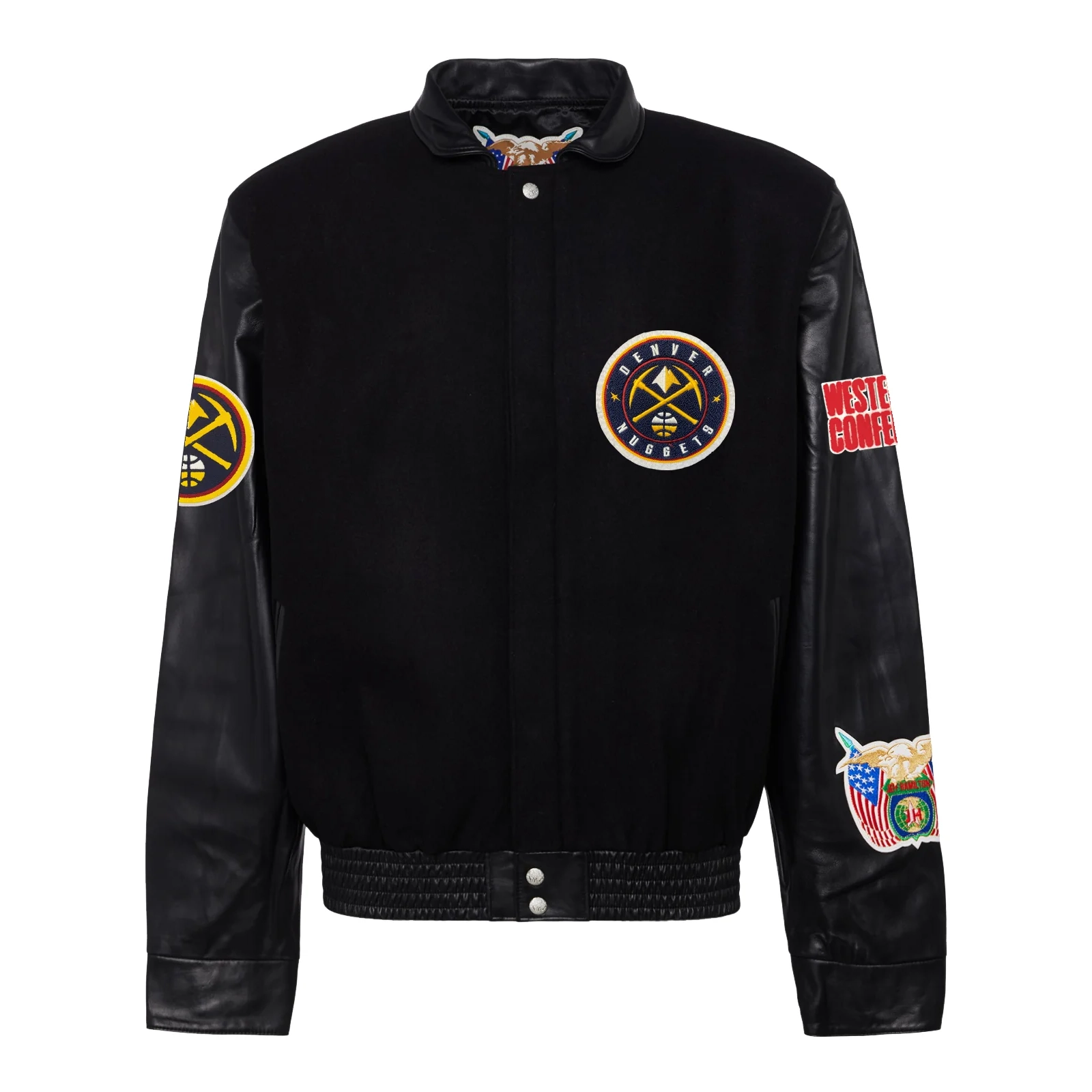 Denver-Nuggets-Real-Wool-Leather-Jacket-Black