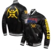 Denver Nuggets Standard Pro Satin Varsity Jacket - Image 2