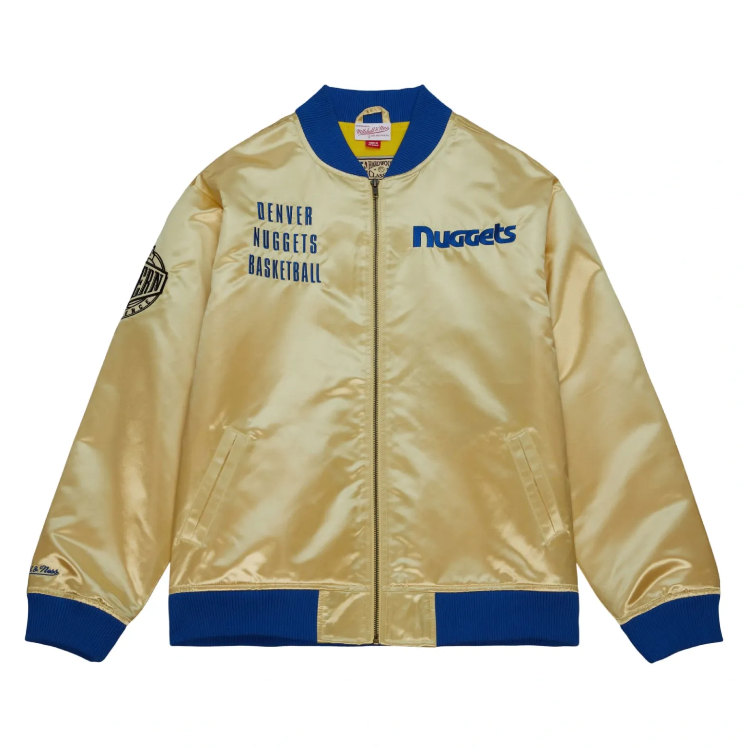 Denver-Nuggets-Team-OG-2.0-Full-Zip-Satin-Varsity-Jacket-Gold-1