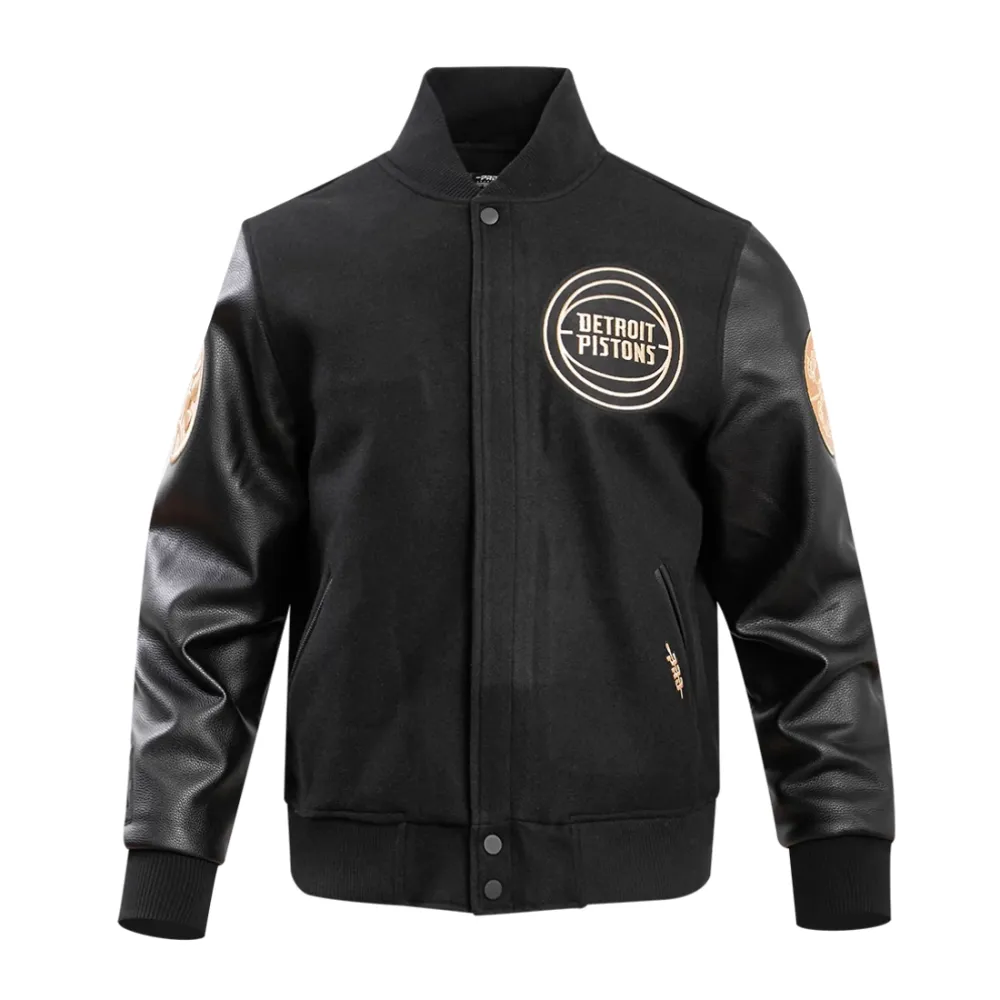 Detroit-Pistons-Black-Gold-Wool-Leather-Varsity-Jacket-Black-1