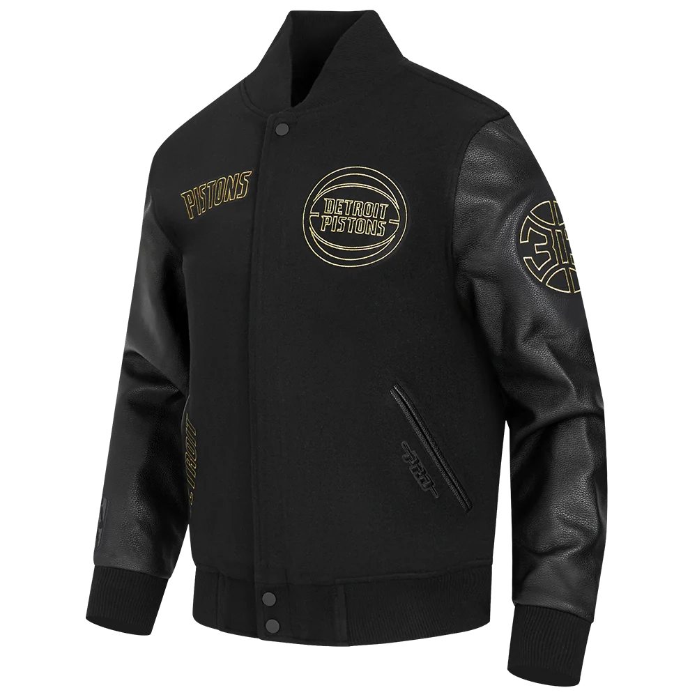 Detroit-Pistons-Pro-Standard-Black-And-Gold-Varsity-Jacket-1