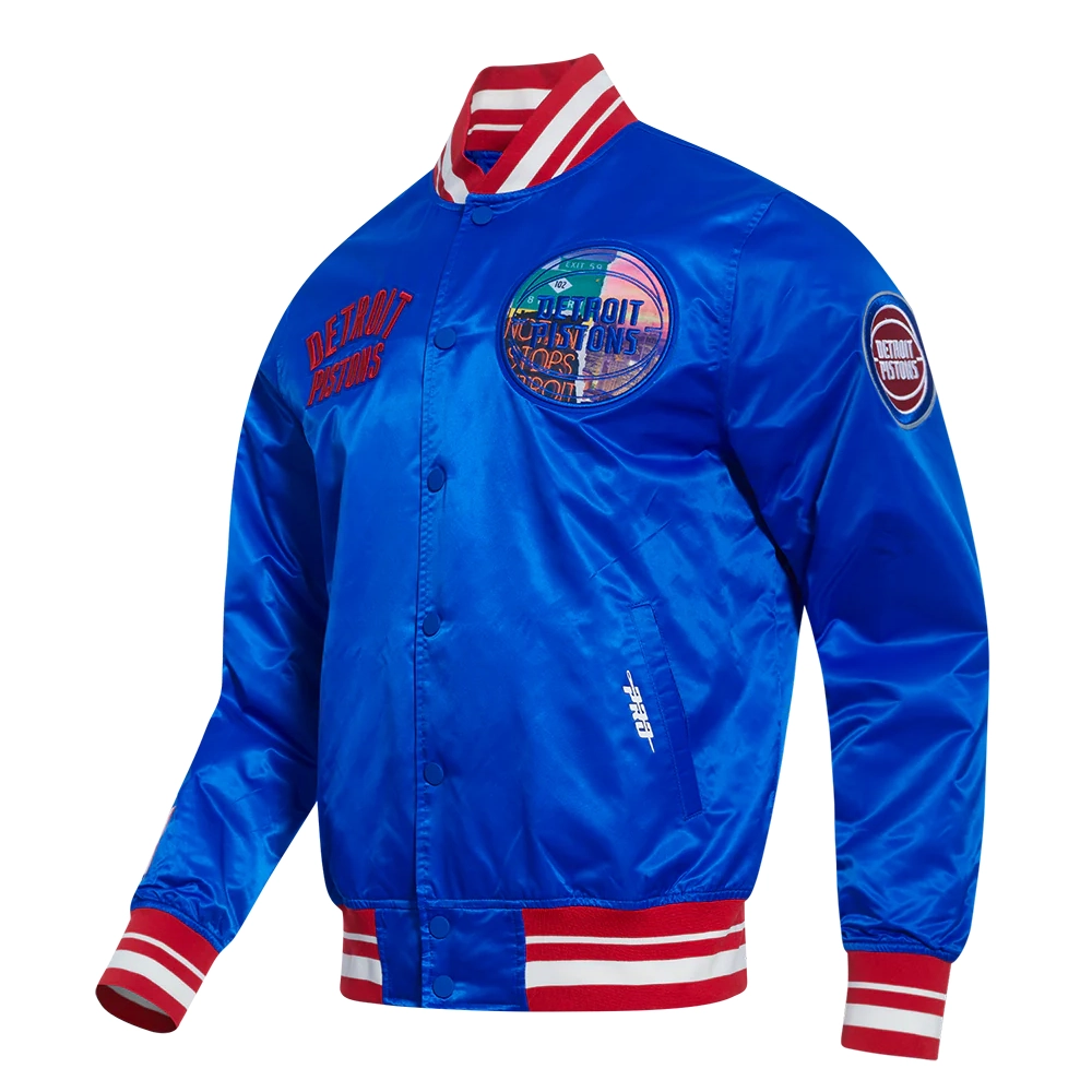 Detroit-Pistons-Pro-Standard-City-Centric-Blue-Satin-Varsity-Jacket-1