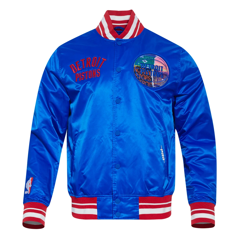 Detroit-Pistons-Pro-Standard-City-Centric-Blue-Satin-Varsity-Jacket-2