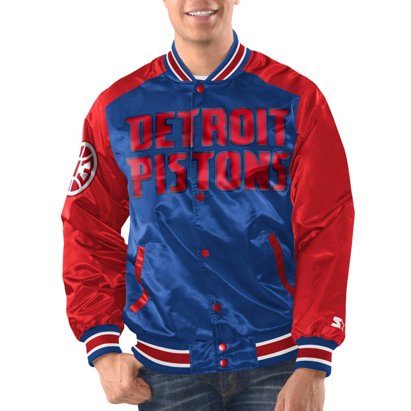Detroit-Pistons-Renegade-Satin-Varsity-Jacket-Blue-Red-1