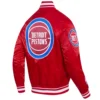 Detroit-Pistons-Script-Tail-Full-Snap-Satin-Varsity-Jacket-Red-4