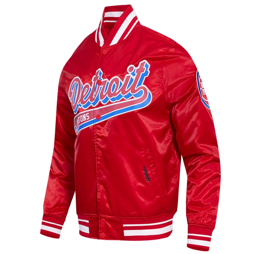 Detroit-Pistons-Script-Tail-Full-Snap-Satin-Varsity-Jacket-Red-5