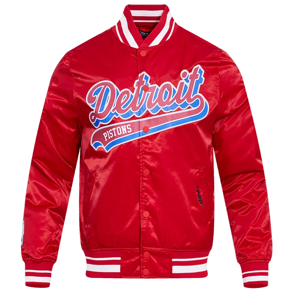 Detroit-Pistons-Script-Tail-Full-Snap-Satin-Varsity-Jacket-Red-6