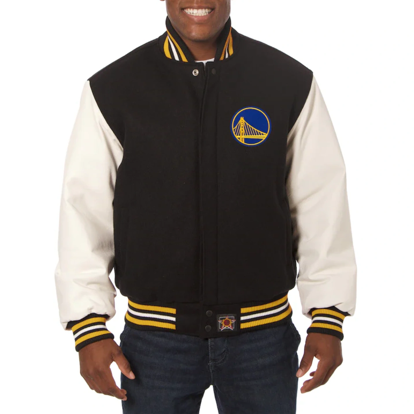 Golden-State-Warriors-Domestic-Two-Tone-Wool-and-Leather-Jacket-Black-White-1