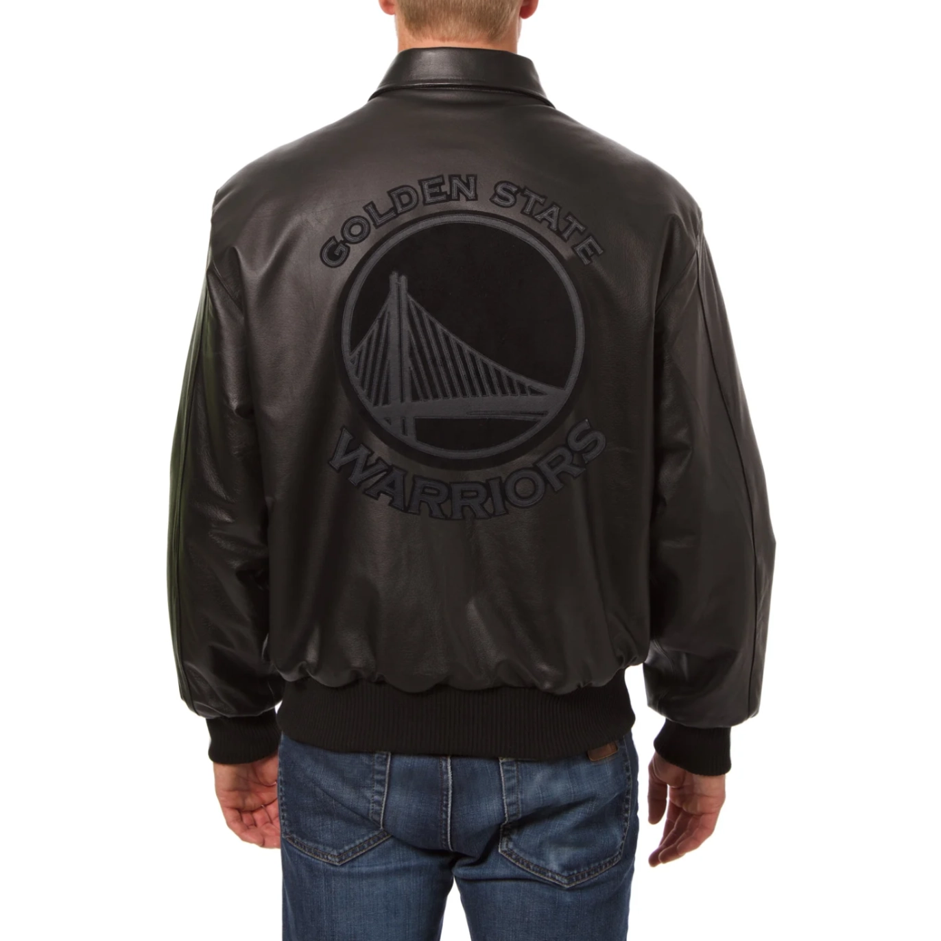 Golden-State-Warriors-Full-Leather-Bomber-Varsity-Jacket-Black-1