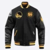 Golden-State-Warriors-Pro-Standard-Chest-Bay-Area-Black-Varsity-Jacket-2