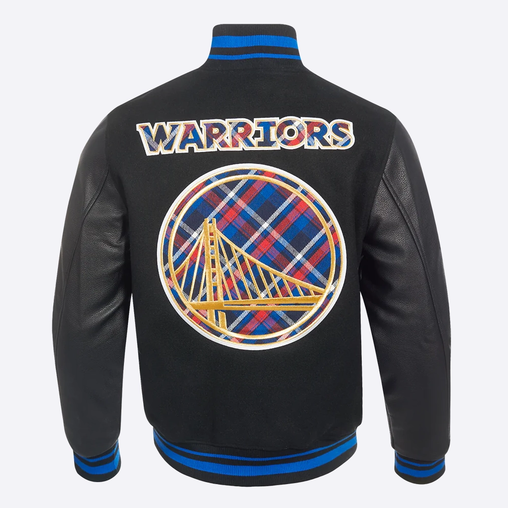 Golden-State-Warriors-Pro-Standard-Pro-Prep-Black-Varsity-Jacket-4