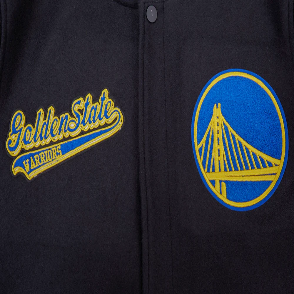 Golden-State-Warriors-Pro-Standard-Script-Tail-Black-Varsity-Jacket-5