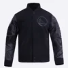 Golden-State-Warriors-Pro-Standard-Triple-Black-Varsity-Jacket-2