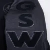 Golden-State-Warriors-Pro-Standard-Triple-Black-Varsity-Jacket-8