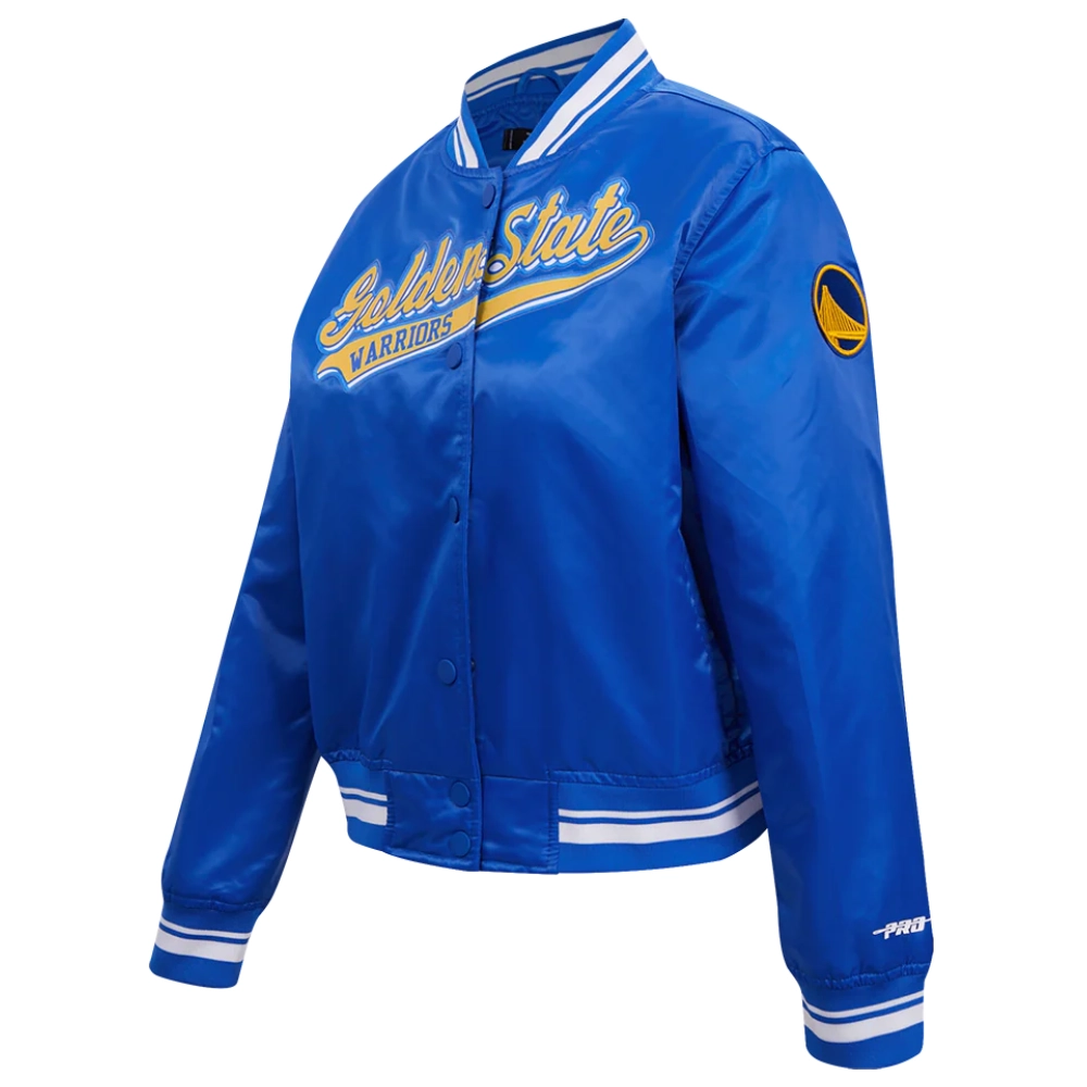 Golden-State-Warriors-Script-Womens-Full-Snap-Satin-Varsity-Jacket-Blue-6