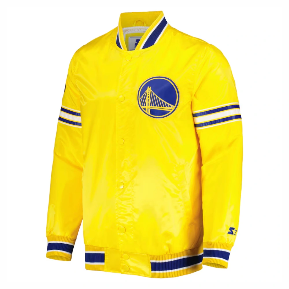Golden-State-Warriors-Slider-Full-Snap-Satin-Varsity-Jacket-Yellow-2