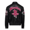 Houston-Rockets-Jeff-Hamilton-Full-Leather-Puffer-Old-English-Jacket-Black-2