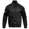Houston-Rockets-Pro-Standard-Gold-Logo-Black-Satin-Varsity-Jacket-2