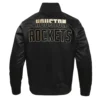 Houston-Rockets-Pro-Standard-Gold-Logo-Black-Satin-Varsity-Jacket-4