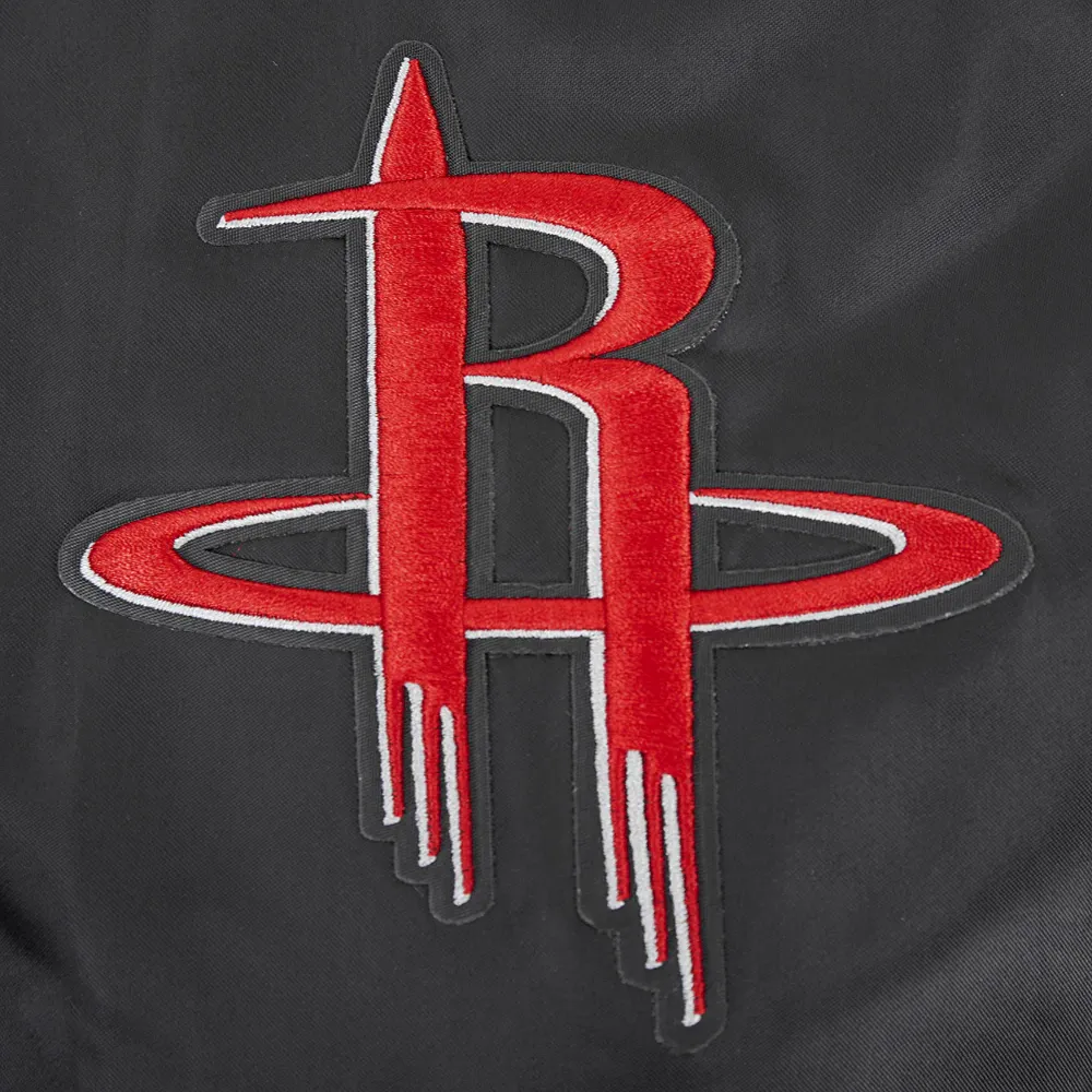 Houston-Rockets-Pro-Standard-Script-Tail-Black-Satin-Varsity-Jacket-6