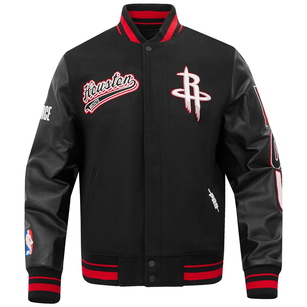 Houston-Rockets-Pro-Standard-Script-Tail-Black-Wool-And-Leather-Varsity-Jacket-2