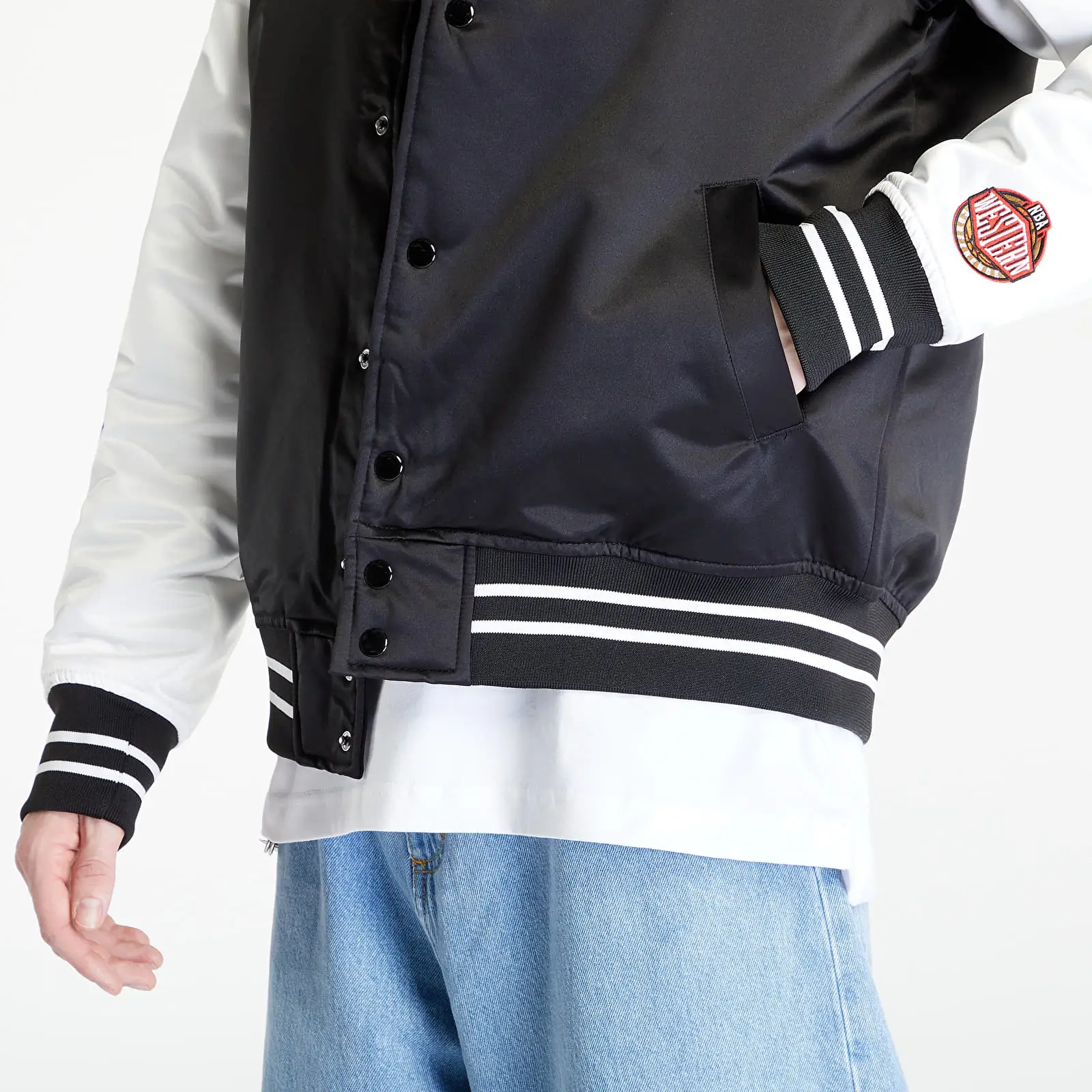 Houston-Rockets-Team-Origins-Black-White-Satin-Varsity-Jacket-5
