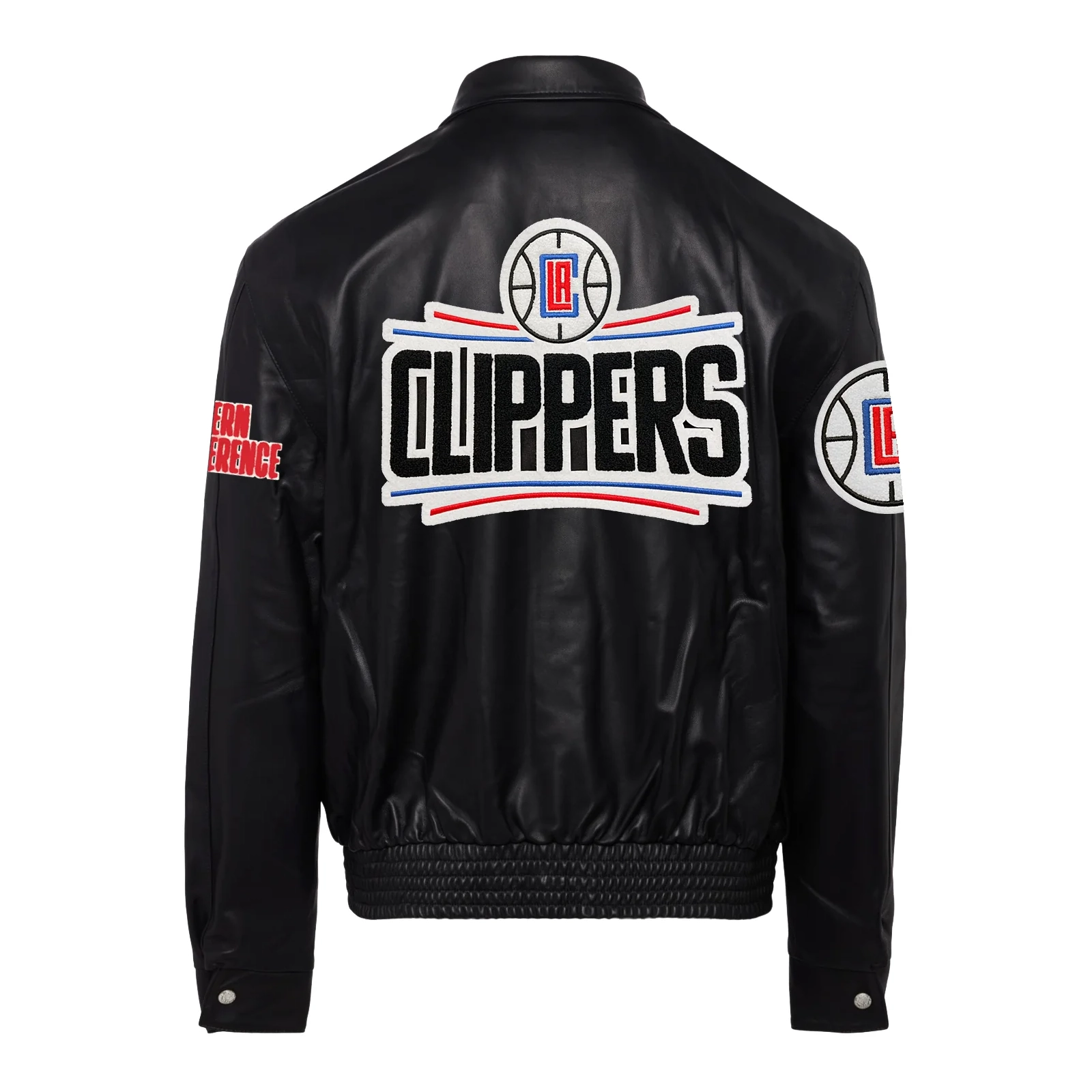 Los-Angeles-Clippers-Jeff-Hamilton-Full-Leather-Jacket-Black-2