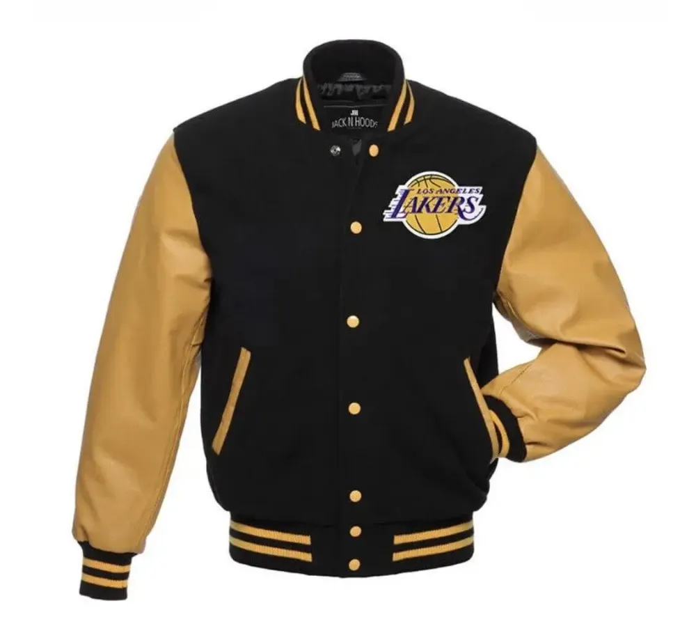 Los-Angeles-Lakers-Black-And-Gold-Varsity-Jacket-1