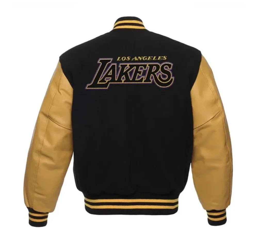 Los-Angeles-Lakers-Black-And-Gold-Varsity-Jacket-2