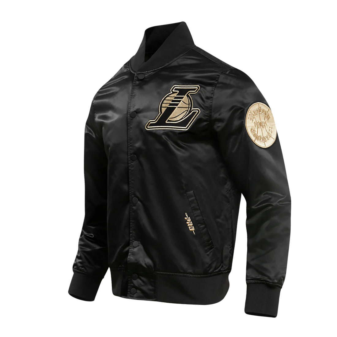 Los-Angeles-Lakers-Black-Gold-Full-Snap-Satin-Varsity-Jacket-Black-2