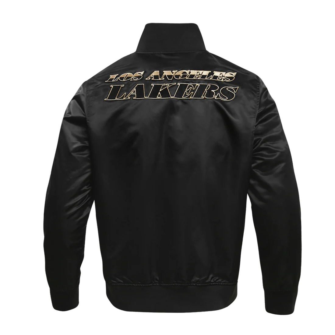Los-Angeles-Lakers-Black-Gold-Full-Snap-Satin-Varsity-Jacket-Black-4
