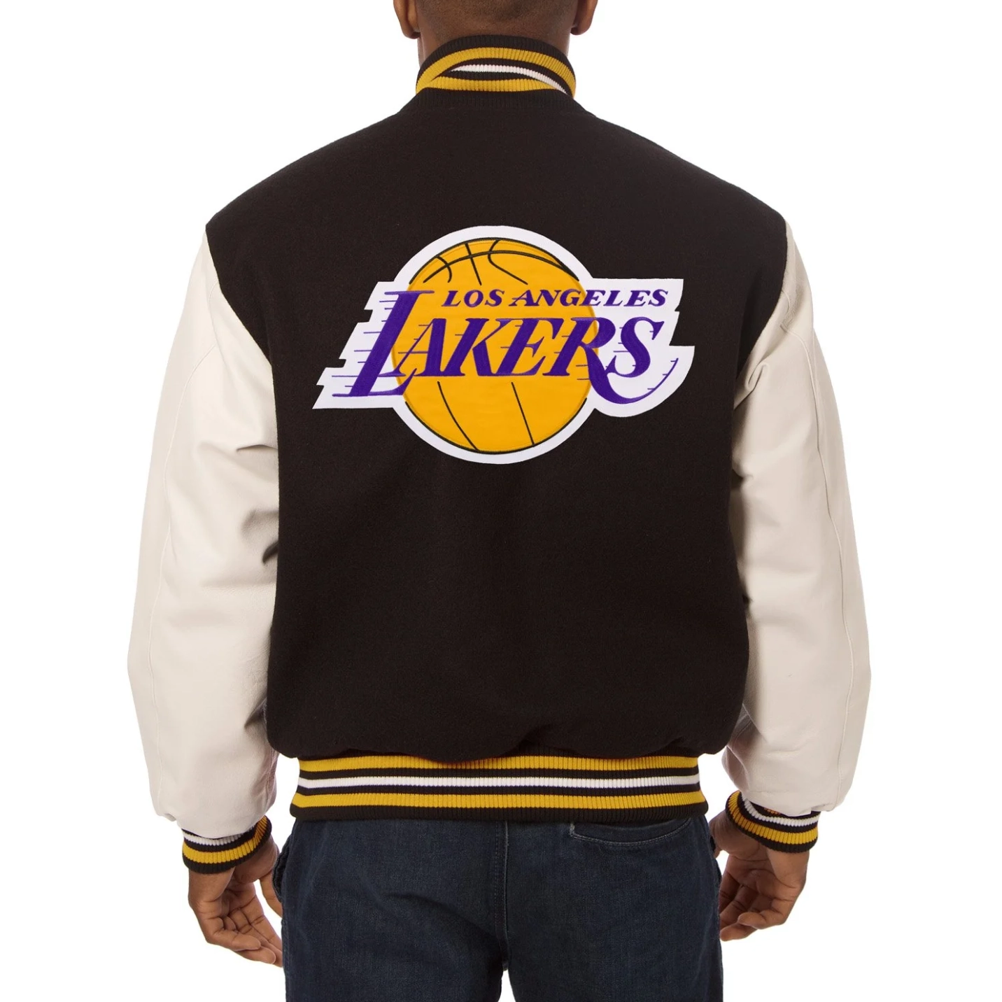 Los-Angeles-Lakers-Domestic-Two-Tone-Wool-and-Leather-Jacket-Black-White-2
