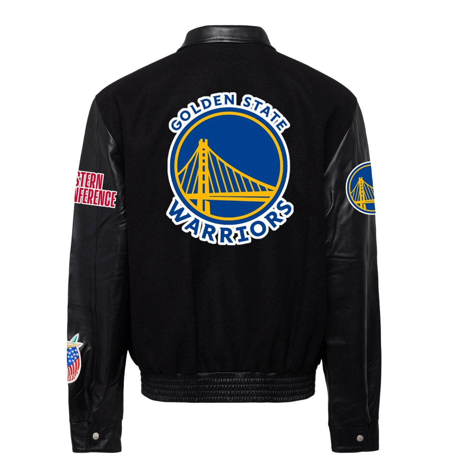 Los-Angeles-Lakers-Full-Real-Wool-Leather-Jacket-Black-2-1