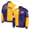 Los-Angeles-Lakers-Leader-Satin-Varsity-Jacket-–-YellowPurple-1