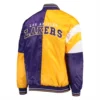 Los-Angeles-Lakers-Leader-Satin-Varsity-Jacket-–-YellowPurple-5
