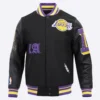 Los-Angeles-Lakers-Pro-Standard-Old-English-Black-Varsity-Jacket-2